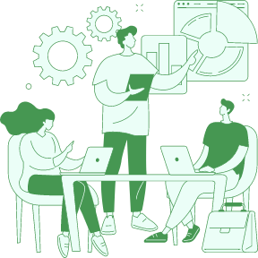 Industry collaboration illustration